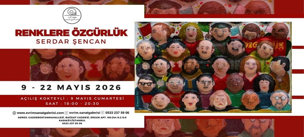 Mizahın ve İroninin Renklerle Buluştuğu Sergi: Serdar Şencan’dan “Renklere Özgürlük”